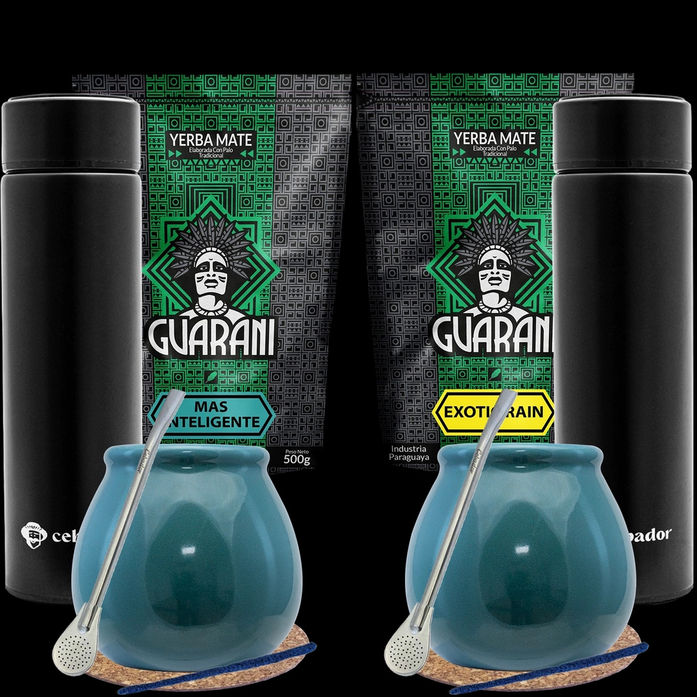 Zestaw Yerba Mate Termos bombilla dla dwojga 1kg