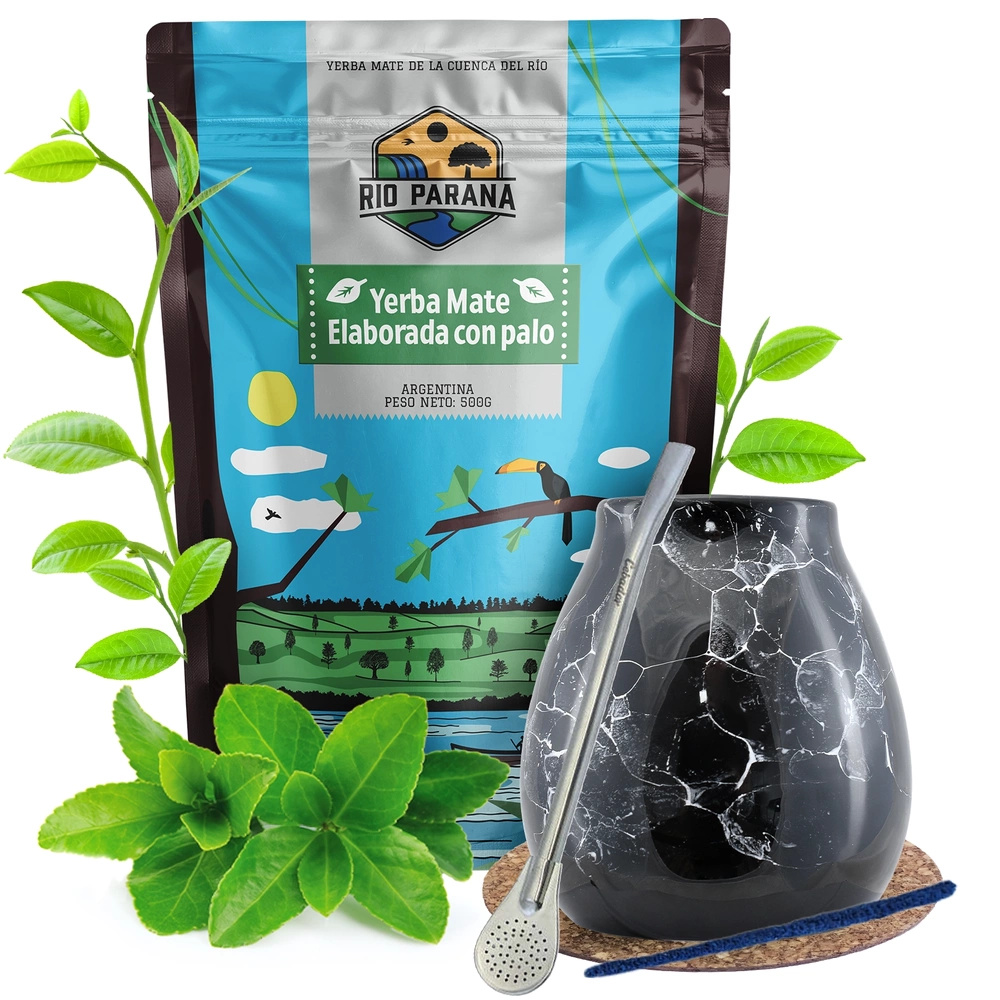 Zestaw Yerba Mate Rio Parana Tykwa Bombilla 500g