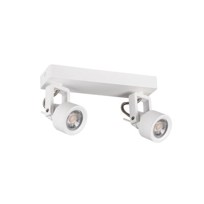Oprawa ścienno-sufitowa reflektory 2xGU10 10W Kanlux SONDA 34923 biały, metal