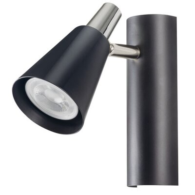 Kanlux Oprawa ścienno-sufitowa GU10 1 x 35W SEMPRA EL-1I B-SR czarny 33091 33091