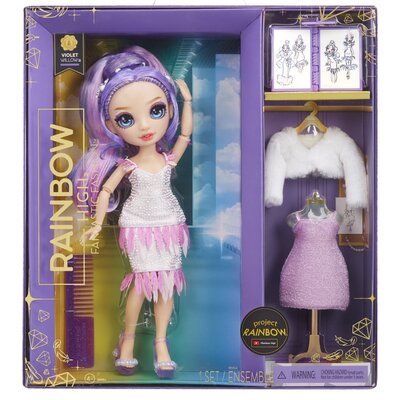 Lalka Rainbow High Fantastic Fashion - PURPLE - Violet Willow Mga Entertainment