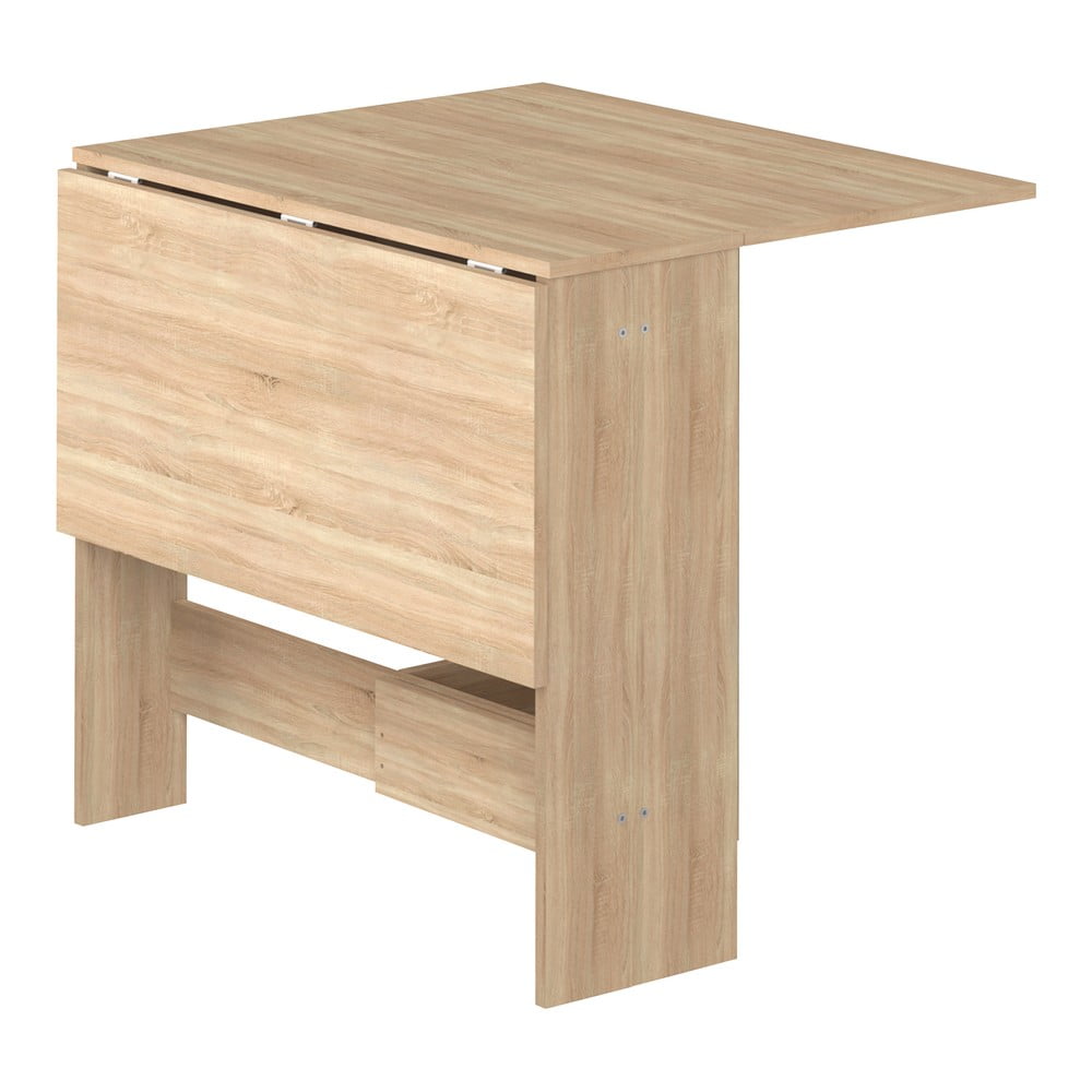 Rozkładany stół w dekorze dębu 76x28 cm Papillon – TemaHome