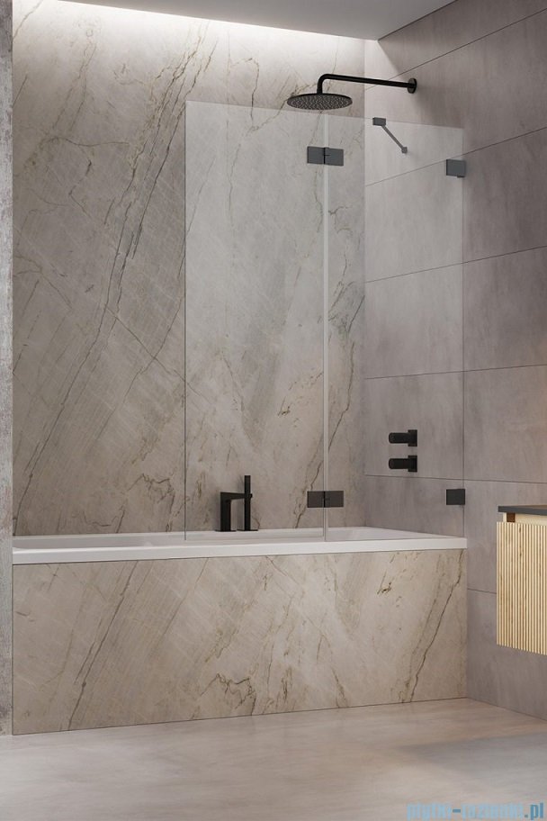 Radaway Essenza Pro Brushed GunMetal Pnd II parawan nawannowy 140cm prawy szczotkowany grafit 10102140-92-01R