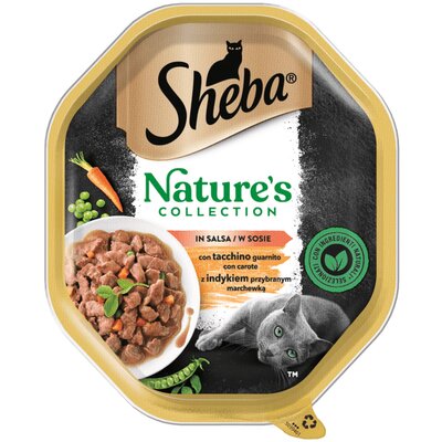 Sheba Karma Nature w sosie z indyk i marchewką 85g