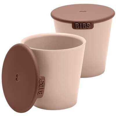 Bibs Cup Set Blush 2 Kubeczki Z Pokrywkami Do Picia Dla Dzieci