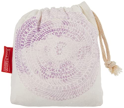 Bonamaison Torba na produkty bawełniane z nadrukiem ze sznurkiem, torba na zakupy wielokrotnego użytku, biodegradowalne torby ekologiczne, torba podróżna, saszetka, torba na zakupy, przyjazna dla