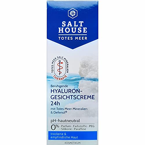 Salthouse Terapia Morza Martwego hialuronowy krem do twarzy 24 h, substancja czynna Defensil do suchej i wrażliwej skóry, 50 ml