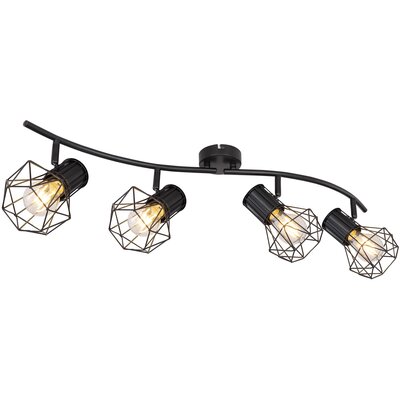 Globo Lighting 54017-4 - Oświetlenie punktowe PRISKA 4xE27/40W/230V