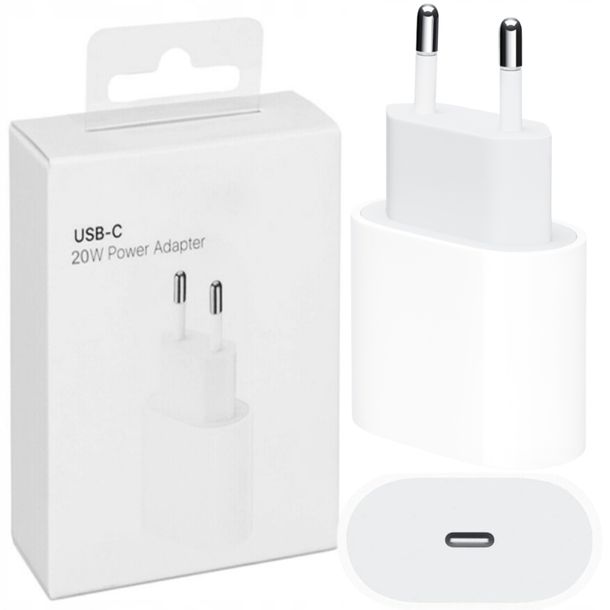 Ładowarka Sieciowa Usb-C 20W Do Iphone 11 12 13 14 15 Pro Max Wtyczka