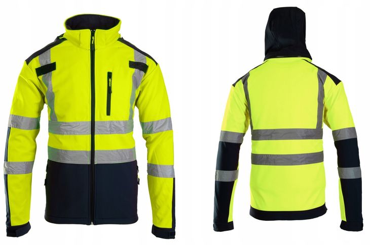 Kurtka robocza SOFTSHELL FLASH ODBLASKOWY Hi-VIS