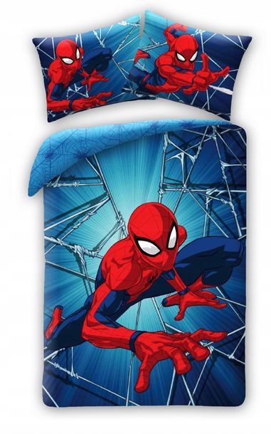 Pościel 140x200 bajkowa Spiderman na licencji Marvel