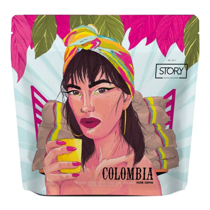 Kawa ziarnista Story Colombian Queen Colombia Monteblanco 250g