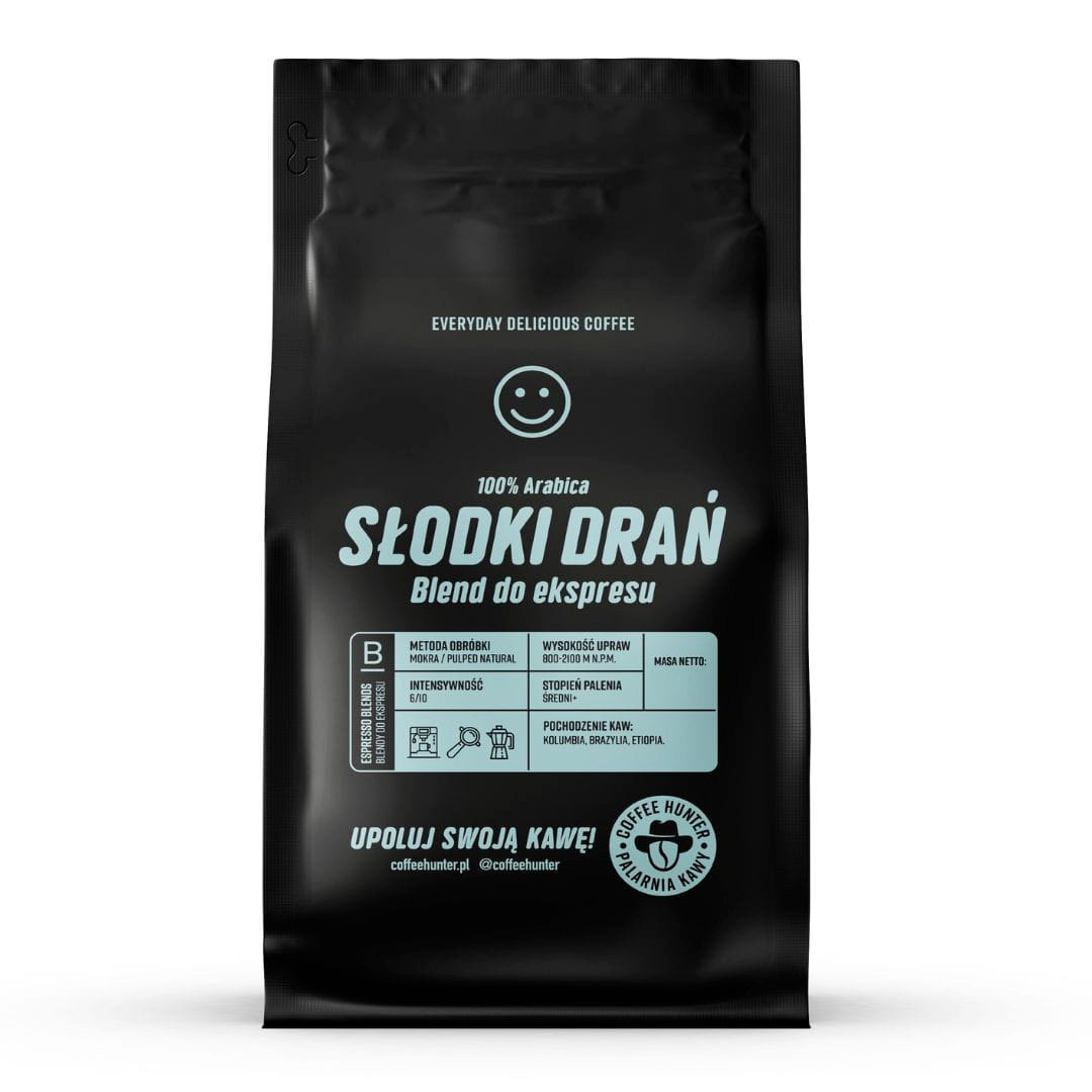 Kawa ziarnista SŁODKI DRAŃ Coffe Hunter 250 g