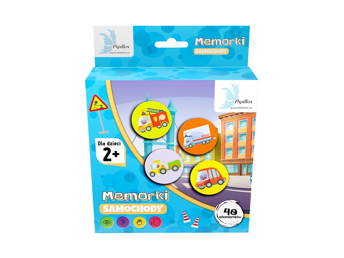 Puzzle dla dzieci Memorki Samochody i Maszyny 01