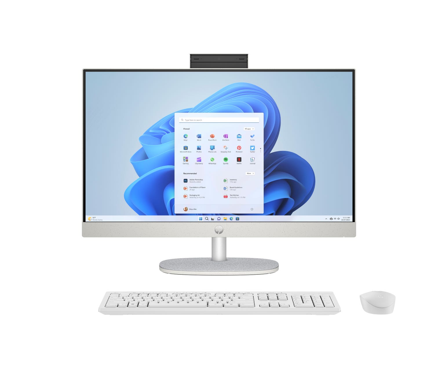 Komputer All-in-One HP 24-cr0013nw 23,8” i3-1315 8GB/512GB Zestaw