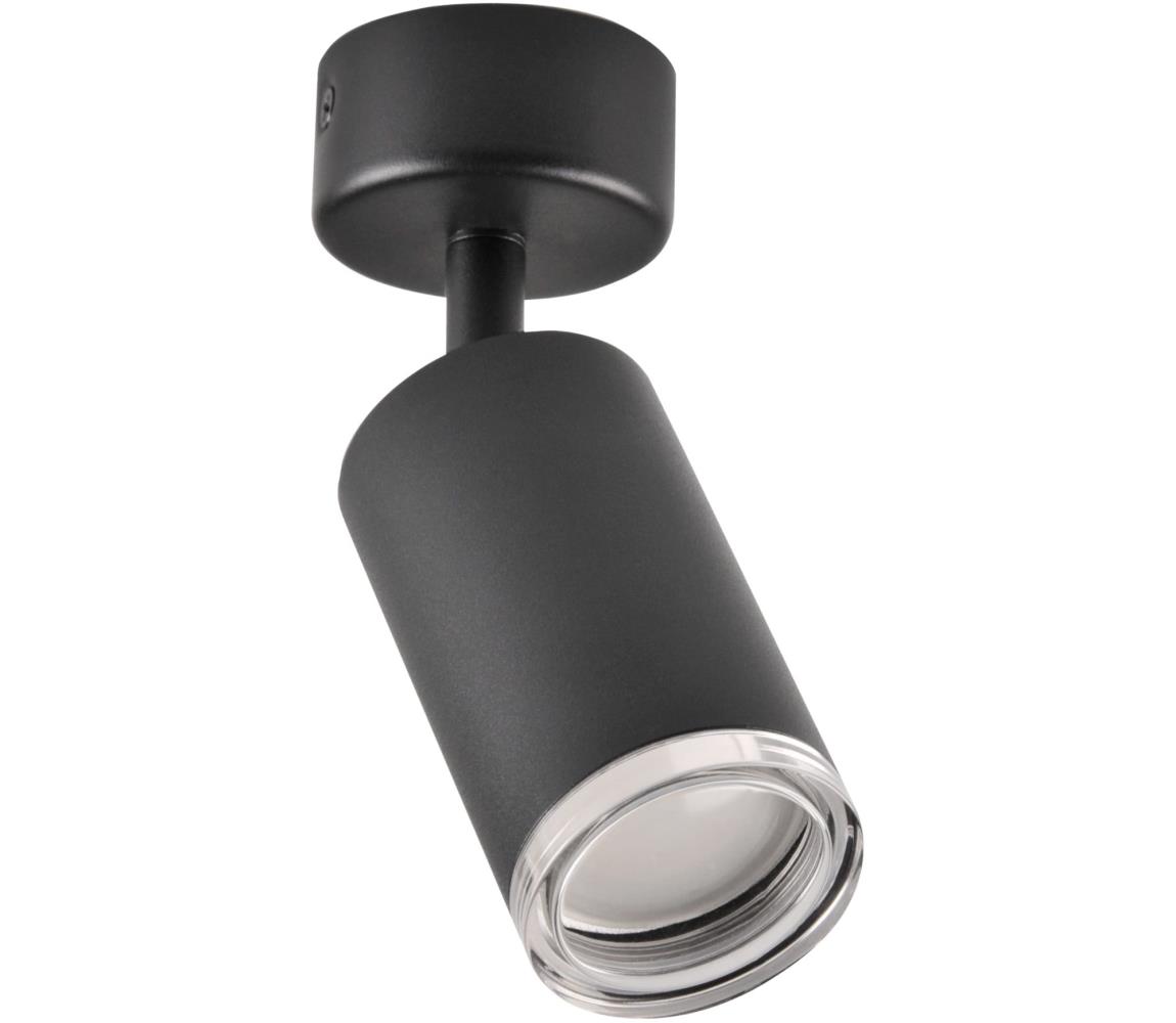 Łazienkowe oświetlenie punktowe TURYN 1xGU10/10W/230V IP44 czarne