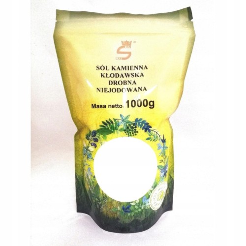 Sól kamienna KŁODAWSKA drobna niejodowana 1 kg