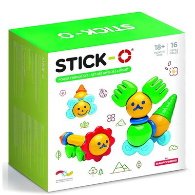 Magformers Stick-O Leśni przyjaciele 16 elementów