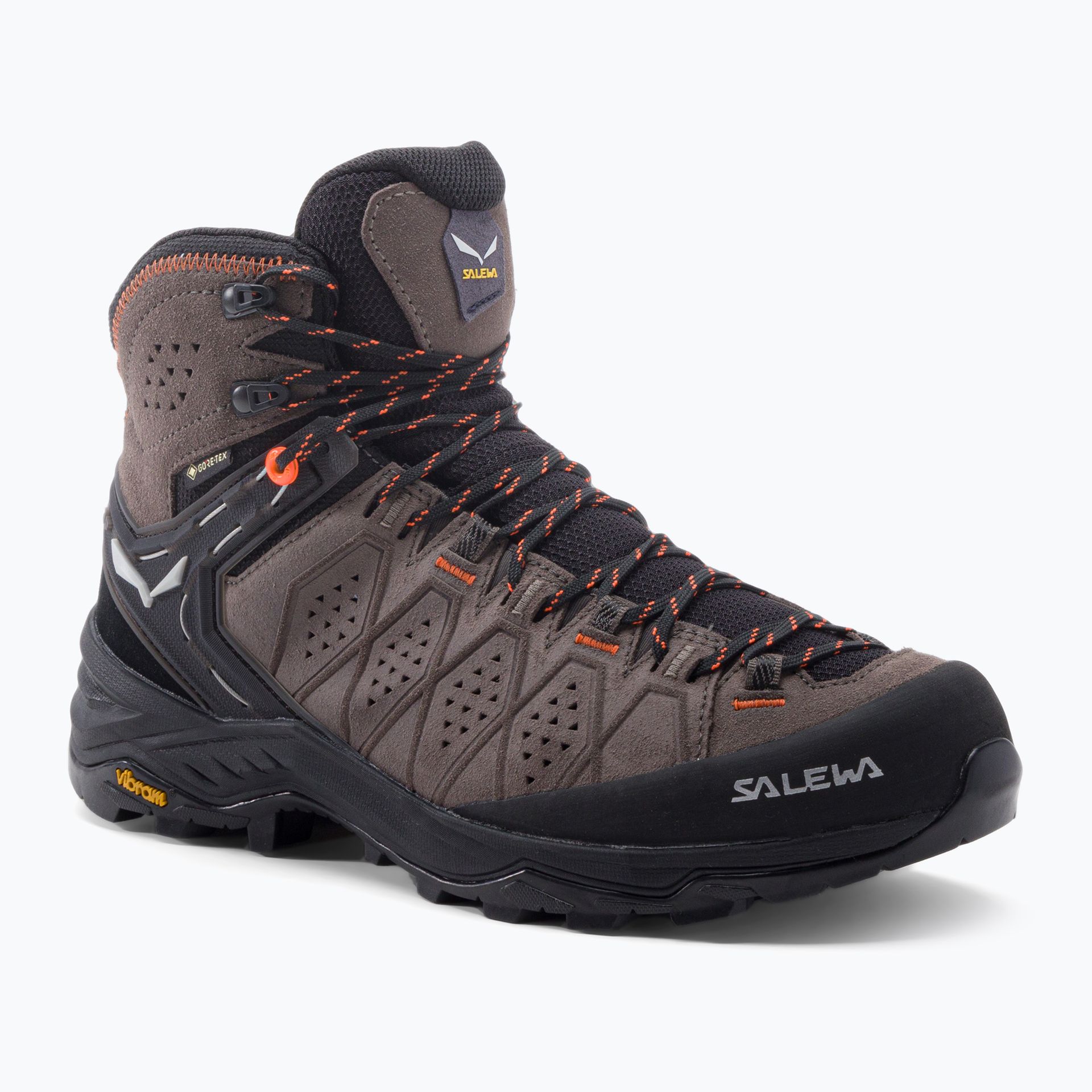 Buty trekkingowe męskie Salewa Alp Trainer 2 Mid GTX brązowe 00-0000061382