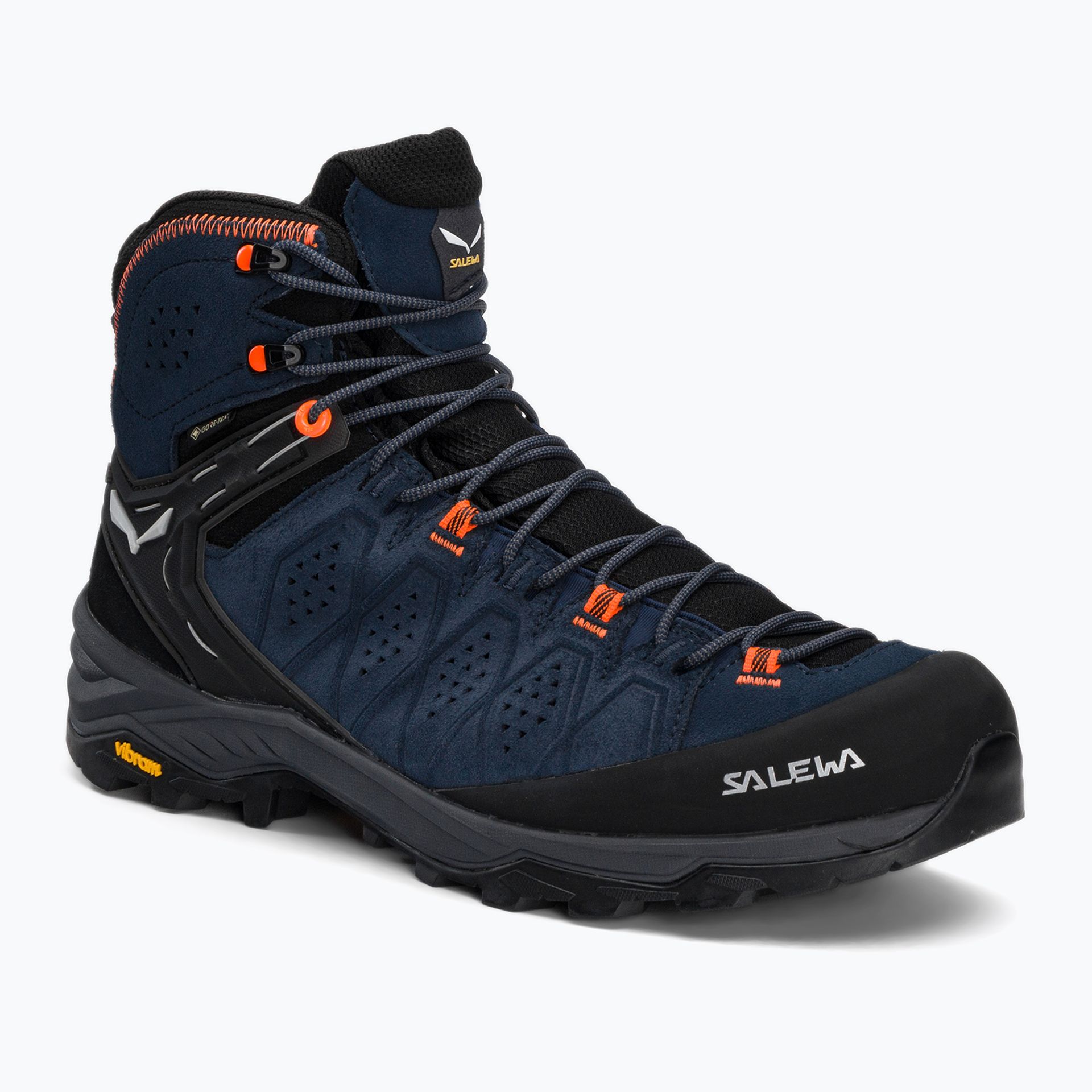 Buty trekkingowe męskie Salewa Alp Trainer 2 Mid GTX niebieskie 00-0000061382