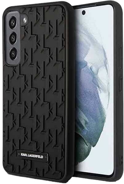 Panel Karl Lagerfeld 3D Monogram do Samsung Galaxy S23 Black (3666339117948)