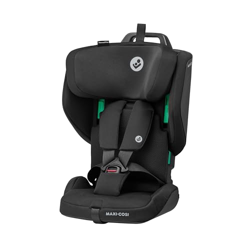 Maxi-Cosi Nomad Plus, Składany fotelik samochodowy, 15–48 mies., 67–105 cm, Przenośny, Kompaktowy i lekki, Ochrona przed uderzeniami bocznymi, Do każdego auta, Torba podróżna, Czarny