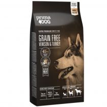 PrimaDog Bezzbożowa karma sucha z dziczyzną i indykiem dla psów dorosłych 10 kg