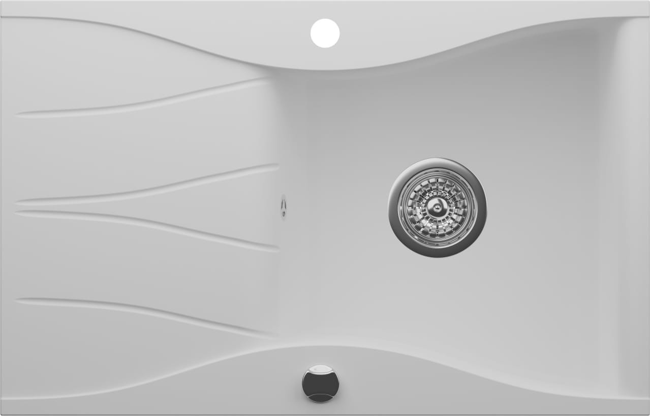 Zlew KERNAU KGS O 6078 1B1D PURE WHITE (biały)