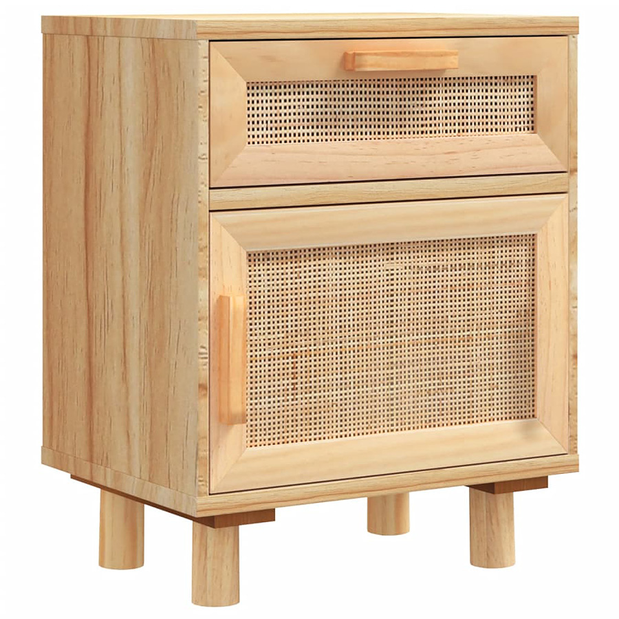 Szafka nocna na nóżkach w stylu boho H4-P19