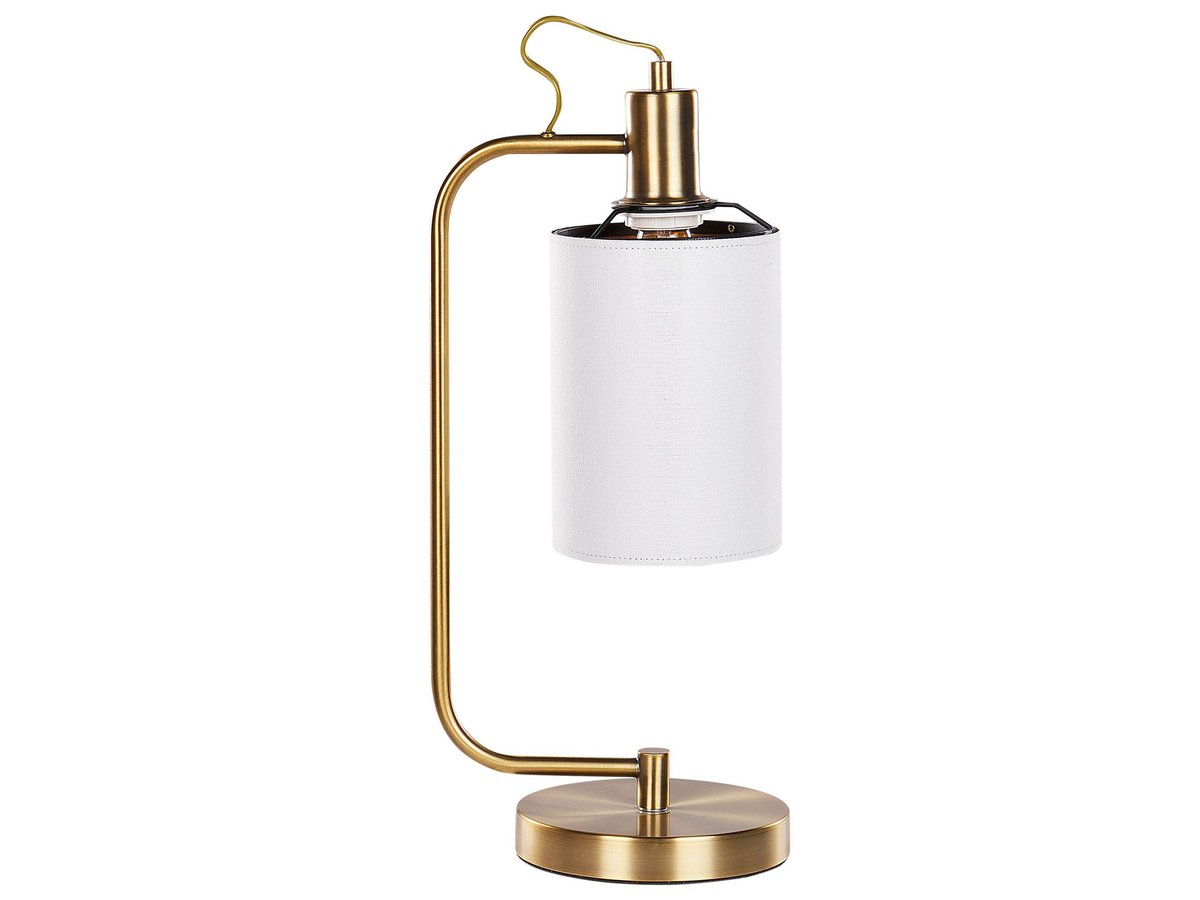 Lampa stołowa metalowa miedziana LIBERIA