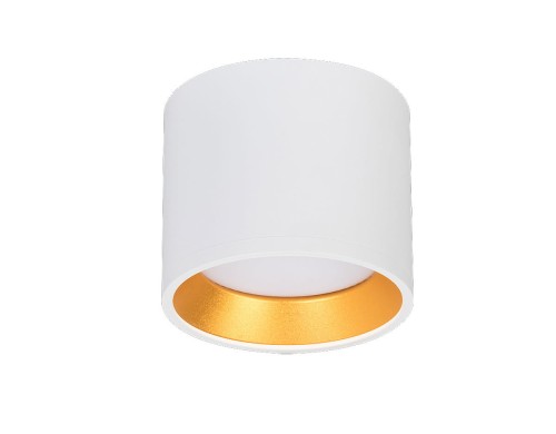 Golda lampa sufitowa tuba 1xGX53 biała/złota