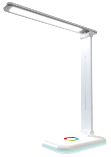 Alma LED lampka biurkowa 12W/CCT +RGB biała