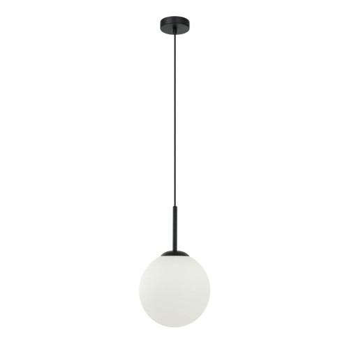 Zdjęcia - Żyrandol / lampa Italux Deore D20 lampa wisząca 1xE27 czarna/biała PND-5578-1S-BK 