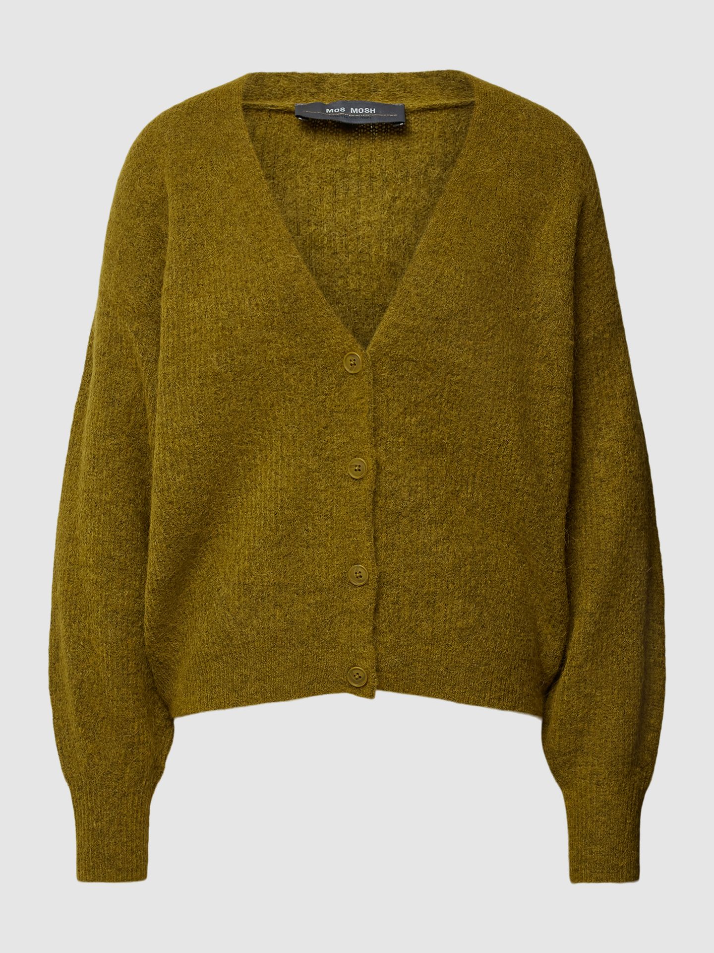 Kurtka z dzianiny o kroju oversized z listwą guzikową model ‘THORA’