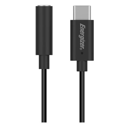 Energizer Ultimate - Adapter audio USB-C do jack 3,5 mm 11 cm (Czarny)