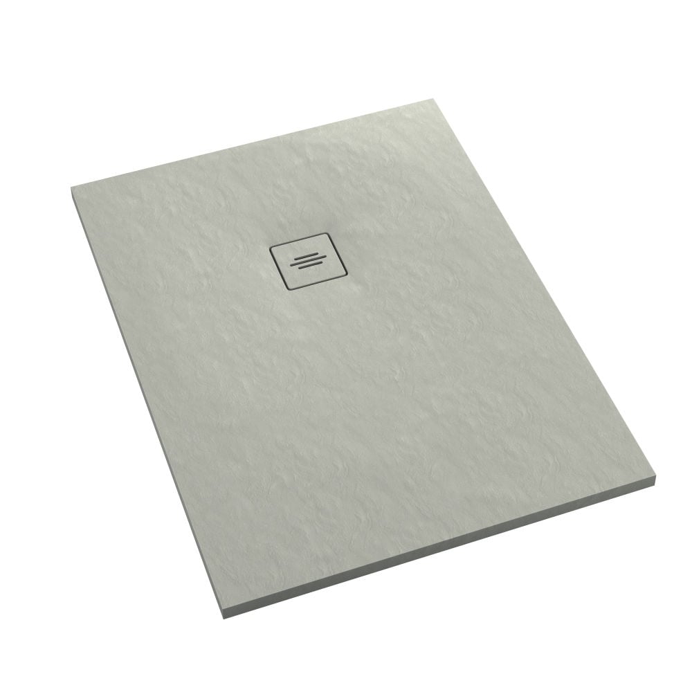 Brodzik prostokątny Schedpol Schedline Collection Protos 130x90x3,5 cementowy kompozyt 3SP.P1P-90130/CT/ST-M1/CT/ST
