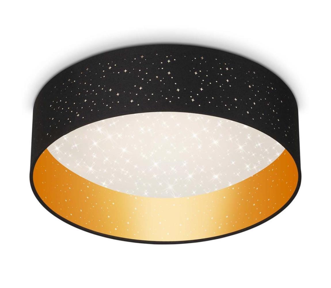 Briloner 3882-015 - LED Plafon MAILA STARRY LED/18W/230V czarny/złoty