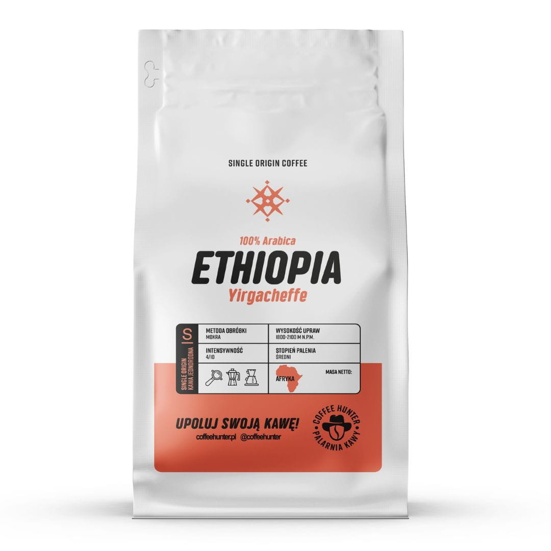 Etiopia Yirgacheffe KAWA ZIARNISTA - 1000 g