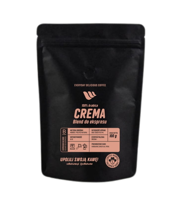 Crema Blend próbka 100 g. KAWA ZIARNISTA