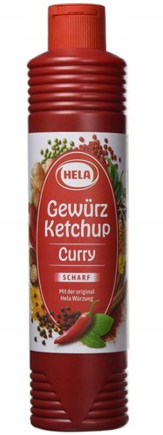 HELA CURRY SCHARF ketchup sos ostry 800ml NIEMIEC