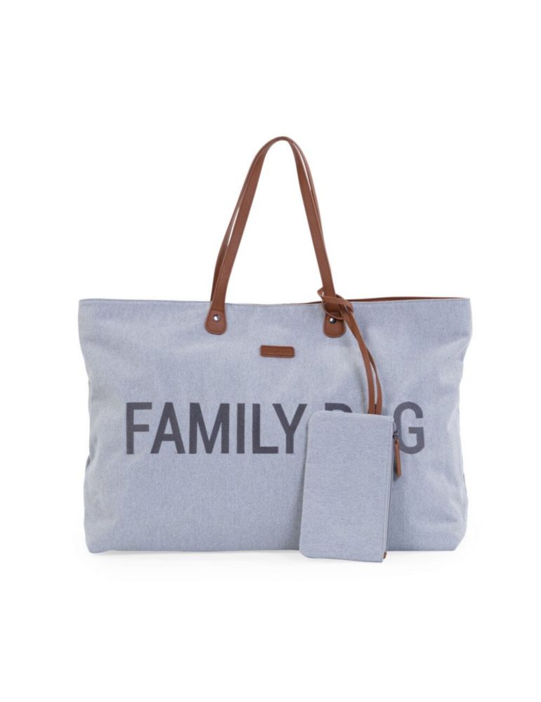 Childhome Torba Family Bag Kanwas szara