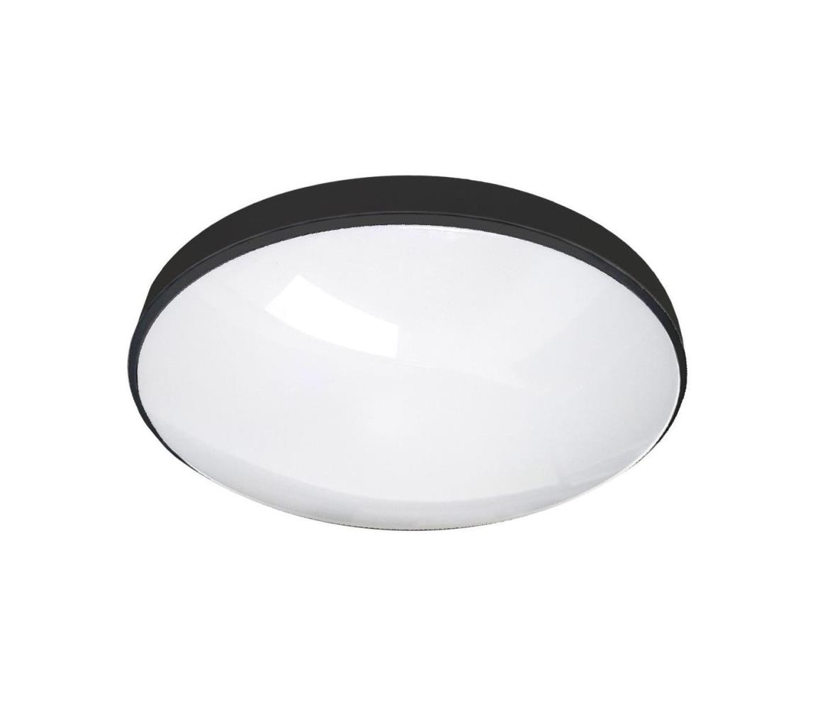 LED Plafon łazienkowy CIRCLE LED/12W/230V 4000K śr. 25 cm IP44 czarny