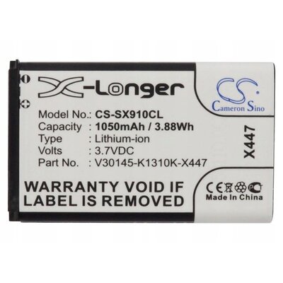 Cameron Sino Siemens Gigaset SL910 V30145-K1310K-X447 1050mAh 3.89Wh Li-Ion 3.7V Cameron Sino)