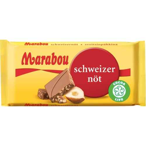 Czekolada Marabou Milk z orzechami laskowymi 24g