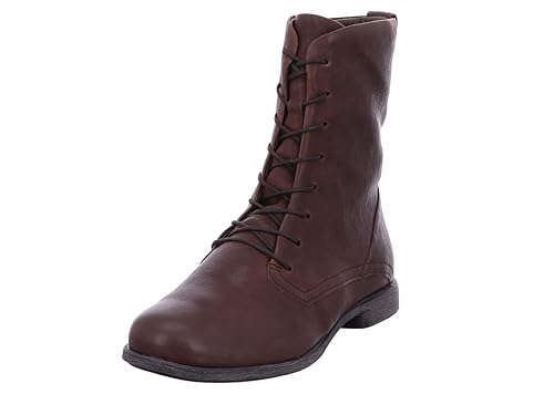Think! Damskie buty zimowe Agrat bez chromu, garbowane futro jagnięce, 3000 Mocca, 39 EU