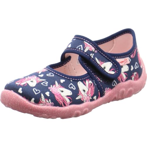 Superfit Dziewczęce Bonny kapcie, Ciemnoniebieski 8090, 33 EU Weit