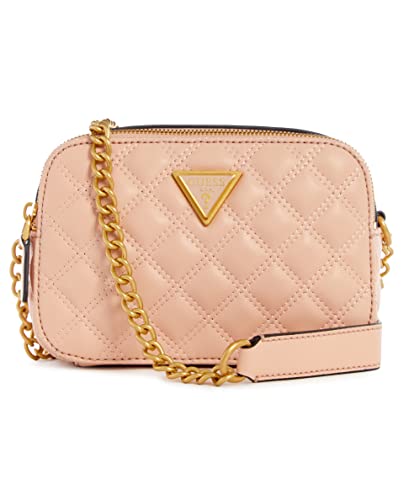 GUESS Damska torba Giully Crossbody, aparat fotograficzny, jeden rozmiar, Krem morelowy, Rozmiar Uniwersalny