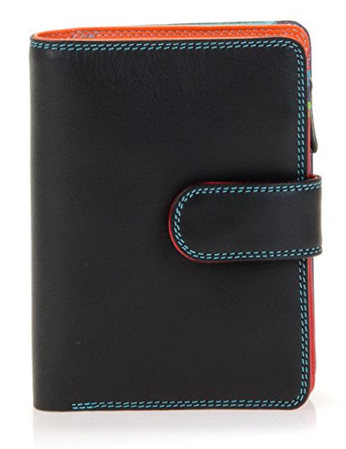 MyWalit Medium Snap Portfel skórzany 13 cm, wielokolorowy, Width: 9 cm Height: 13 cm