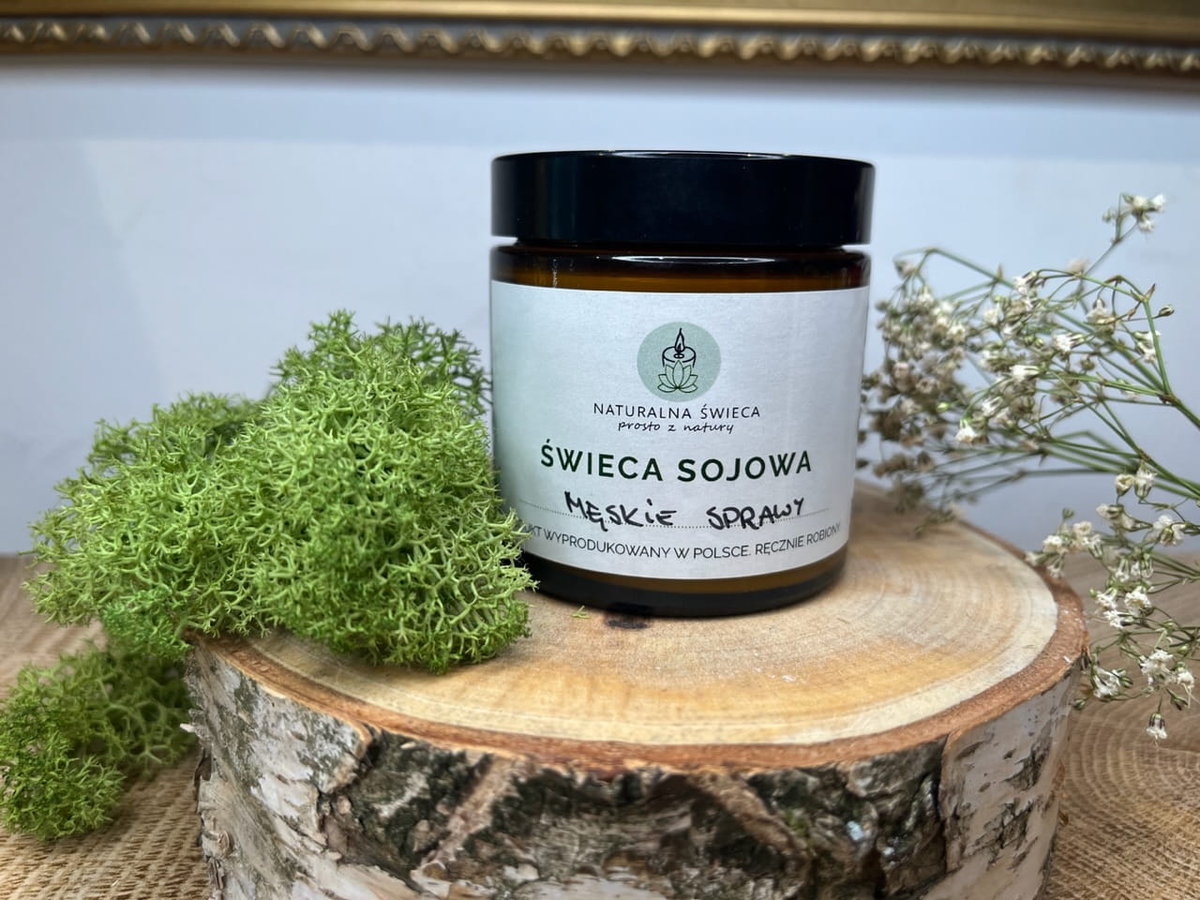 Męskie sprawy Świeca Sojowa 120 ml
