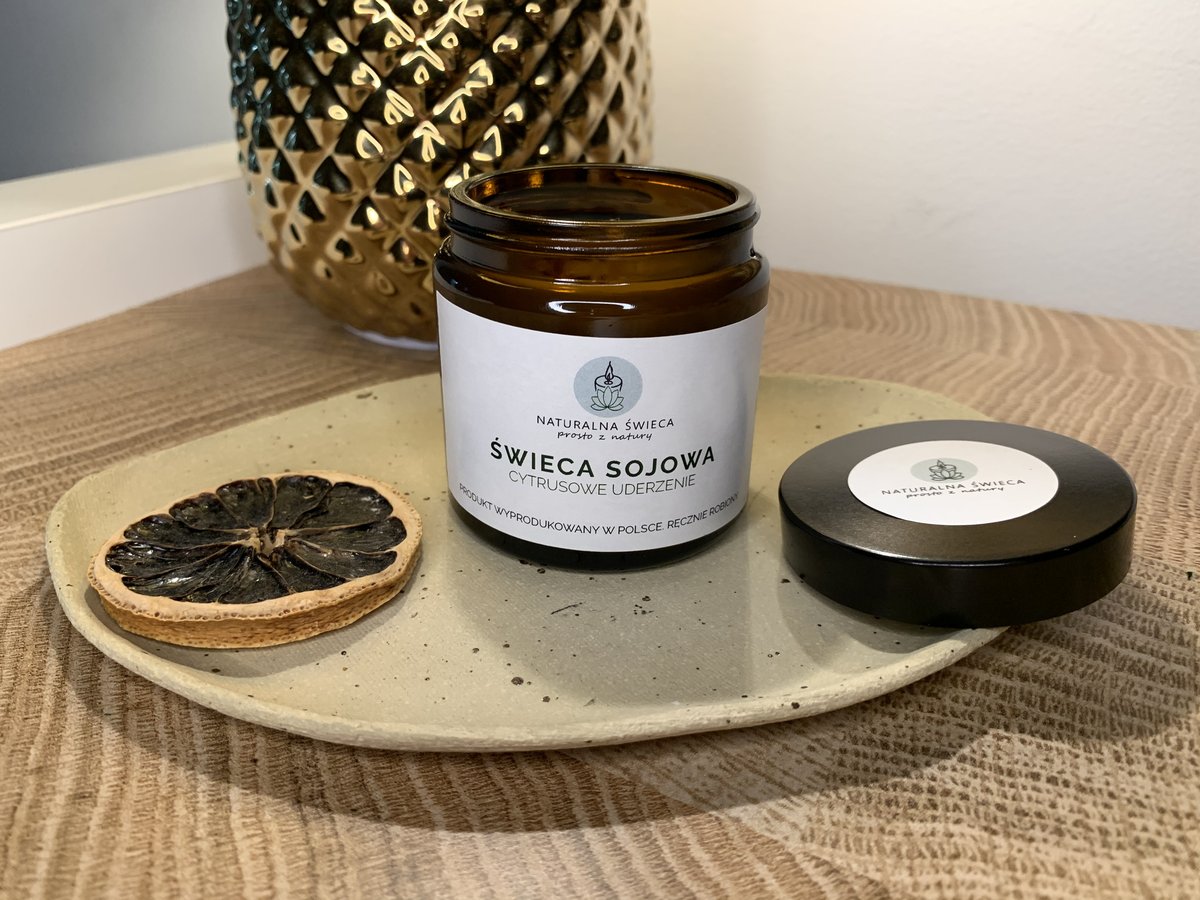 Cytrusowe uderzenie Świeca sojowa 120 ml